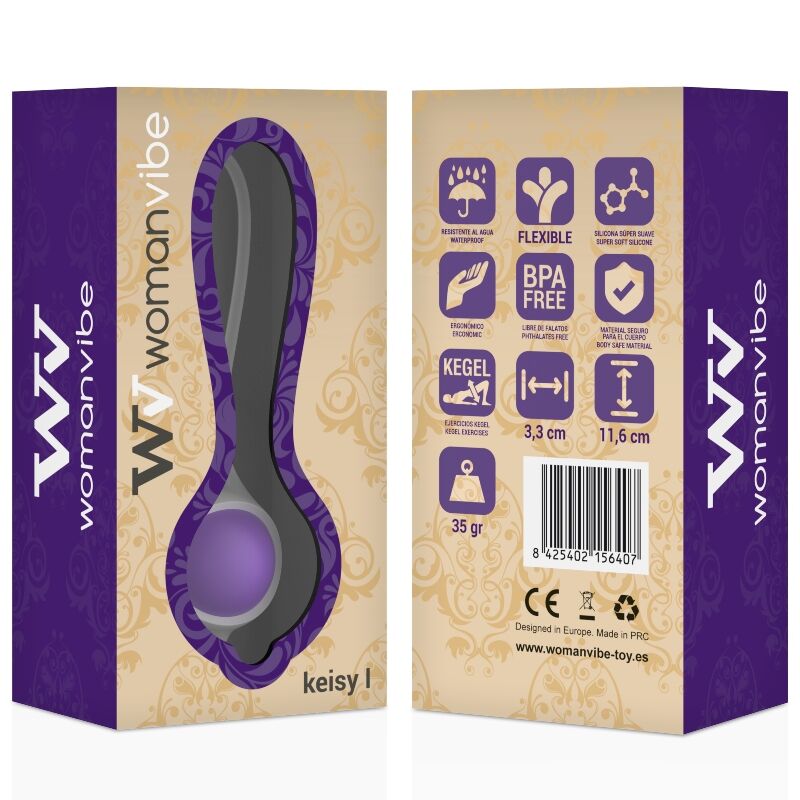 Womanvibe Keisy I Geishakuula Silikoni - Violetti