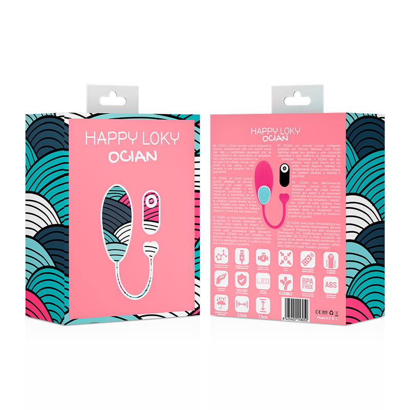 Happy Loky™ - Ocian Kauko-ohjattava munavibra