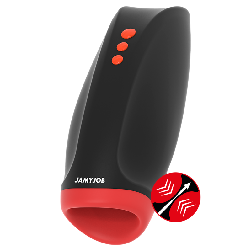 JAMYJOB NOVAX MASTURBATOR WITH VIBRATION AND COMPRESSION