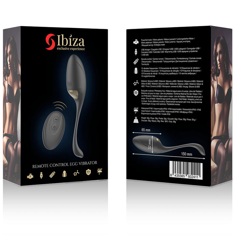 IBIZA POWERFUL EGG VIBRATOR REMOTE CONTROL