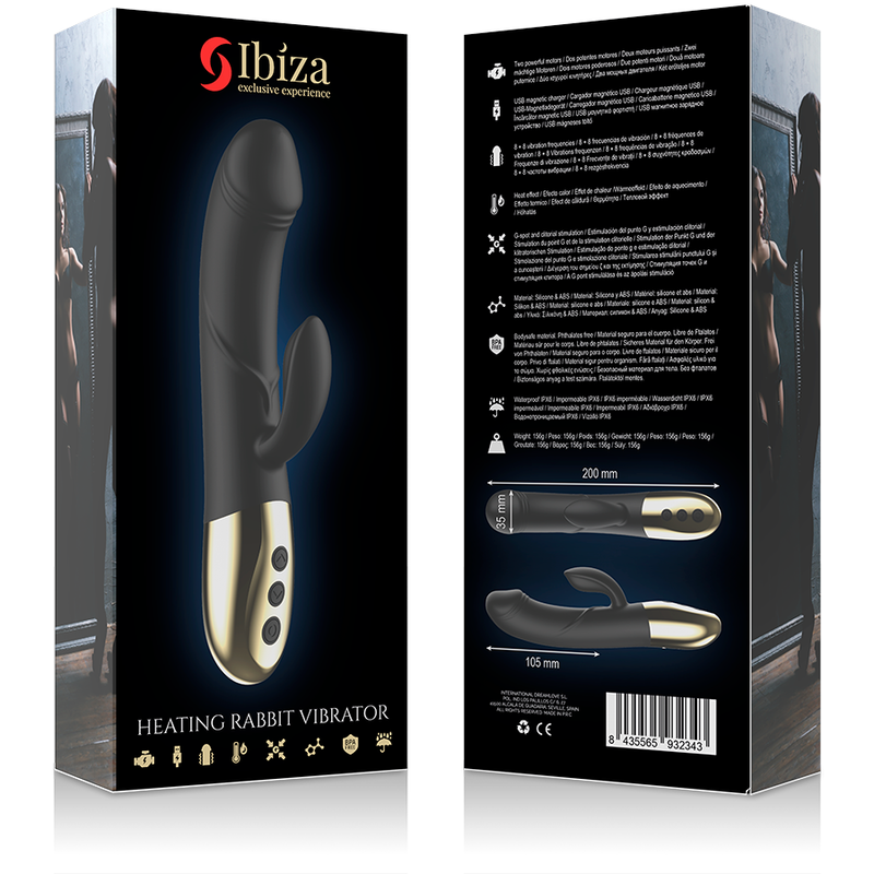 IBIZA POWERFUL ANATOMICAL VIBRATOR WITH RABBIT