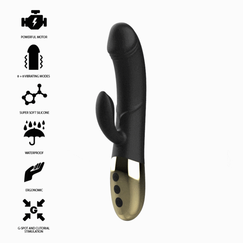 IBIZA POWERFUL ANATOMICAL VIBRATOR WITH RABBIT
