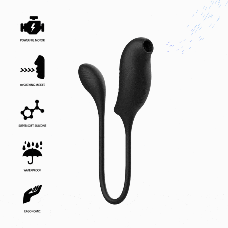 IBIZA STIMULATOR WITH MAGIC CLITORIS SUCTIONER AND VIBRATION