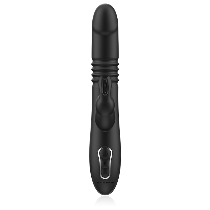 BLACK&SILVER KENJI STIMULATING VIBE COMPATIBLE WITH WATCHME WIRELESS TECHNOLOGY