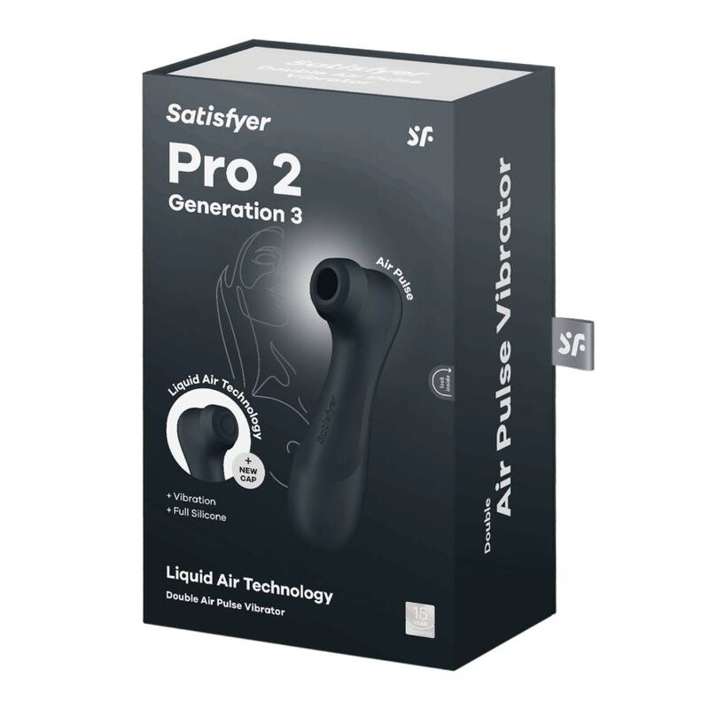 Satisfyer - Pro 2 Generation 3 Musta