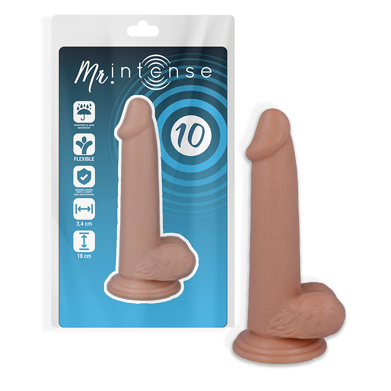 MR INTENSE™ - 10 REALISTIC COCK 18 -O- 3.4CM
