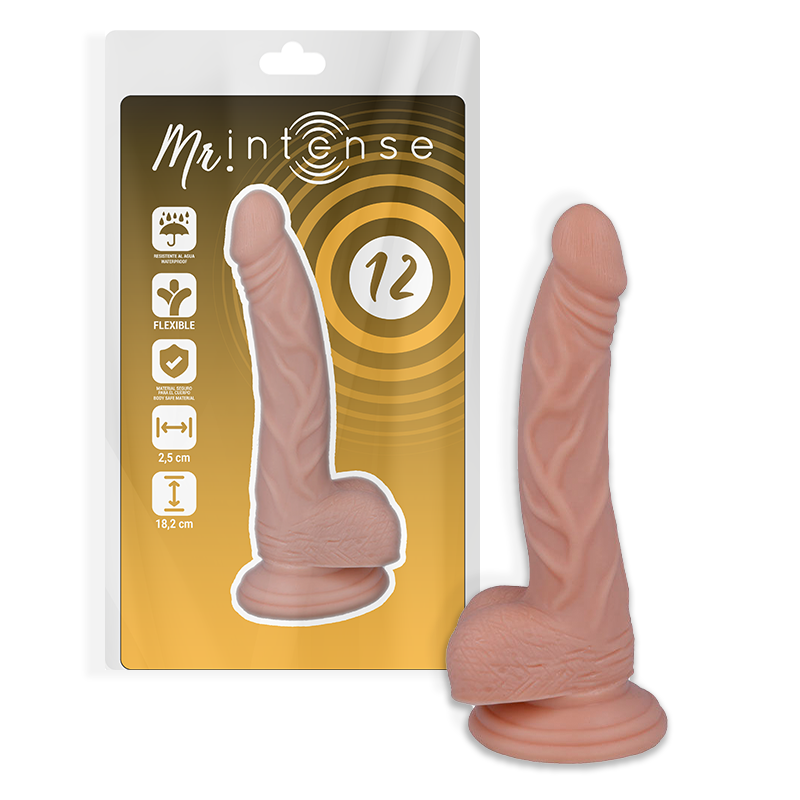 MR INTENSE™ - 12 REALISTIC COCK 18.2 -O- 2.5CM