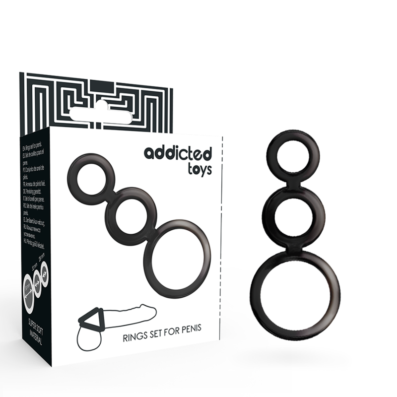 Addicted Toys Rengas setti penikselle - Savu