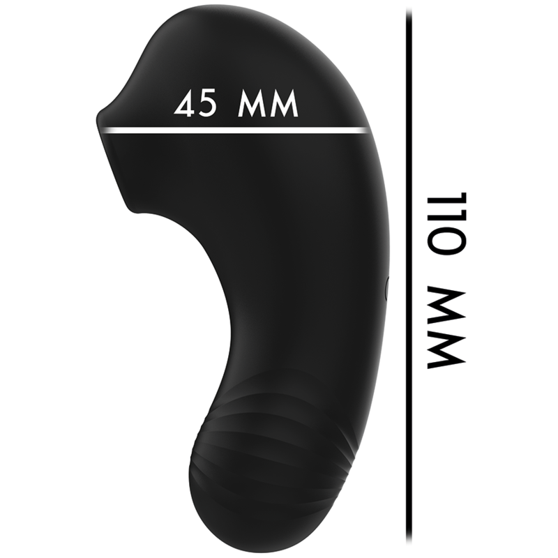 RITHUAL™ - SHUSHU PRO STIMULATOR CLITORAL 2 POWERFULL MOTORS AQUA BLACK