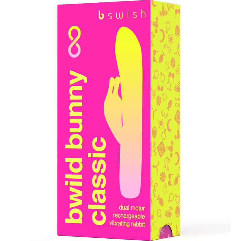 Bswish - Bwild Bunny Infinite Classic Silicone Rechargeable Vibrator Sunset Pink