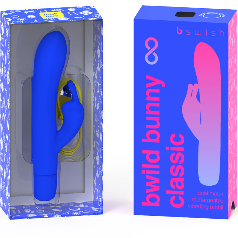 Bswish - Bwild Bunny Infinite Classic Silicone Rechargeable Vibrator Pacific Blue