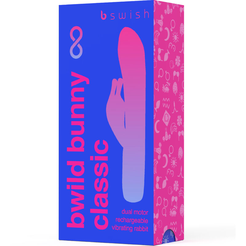 Bswish - Bwild Bunny Infinite Classic Silicone Rechargeable Vibrator Pacific Blue