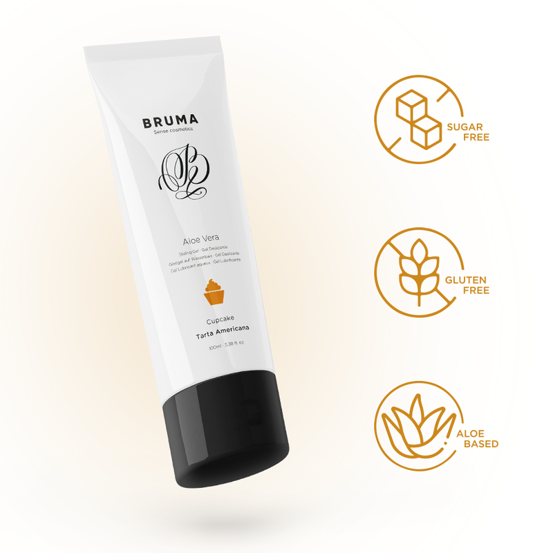 BRUMA™ - ALOE VERA SLIDING GEL CUPCAKE FLAVOR 100 ML