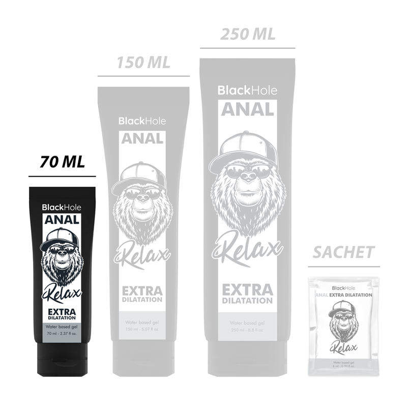 Black Hole™ - Vesipohjainen geeli anaalin laajentamiseen 70ml