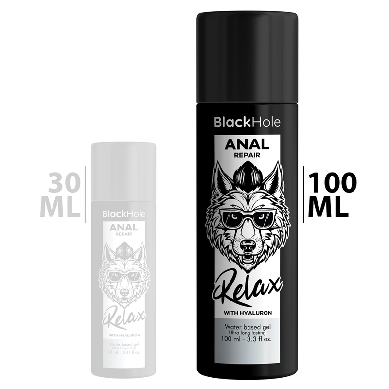 Black Hole™ - Anal Repair Vesipohjainen rentouttava Hyaluroni 100ml