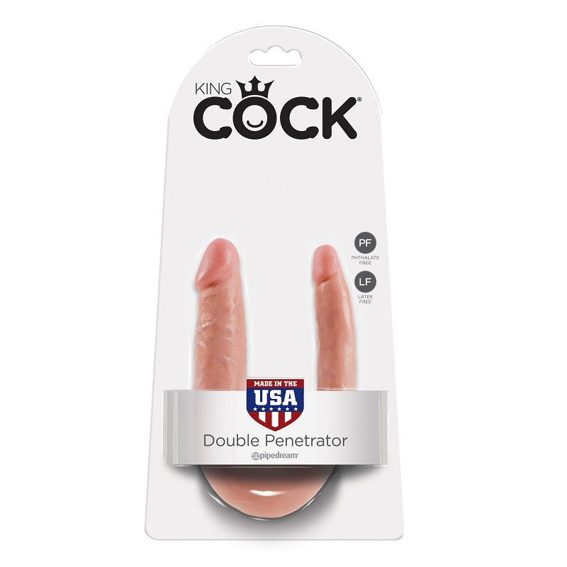 KING COCK U-SHAPED SMALL DOUBLE TROUBLE FLESH