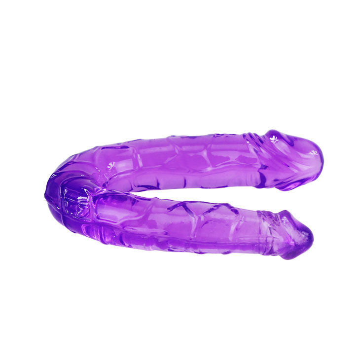 DOUBLE FLEXIBLE DILDO PURPLE