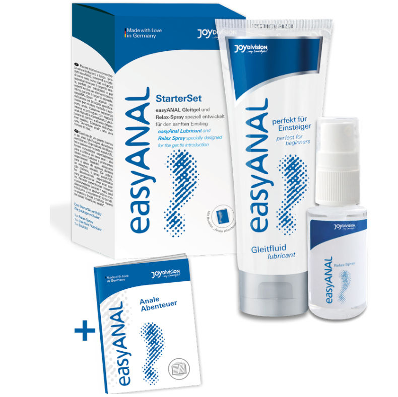 EASY ANAL STARTER SET LUBRICANTE + RELAX SPRAY