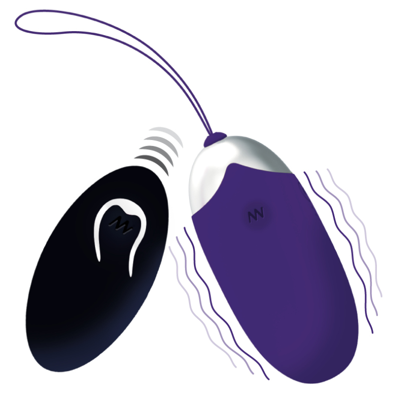 Intense Flippy II - Munavibraattori kaukosäätimellä Violetti