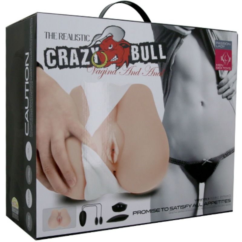 CRAZY BULL - REALISTIC ANUS AND VAGINA WITH VIBRATION POSTURE 3