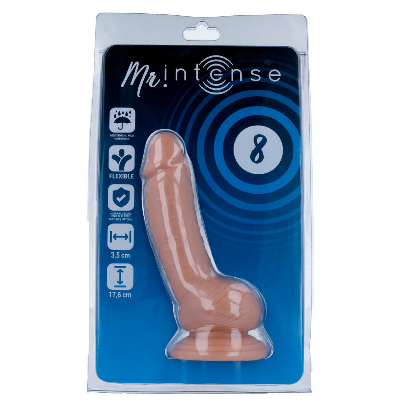 MR INTENSE™ - 8 REALISTIC COCK 17.6 -O- 3.5CM