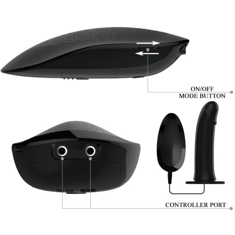 PRETTY LOVE MARVIN VIBRATING STRAP ON AND HOLLOW DILDO