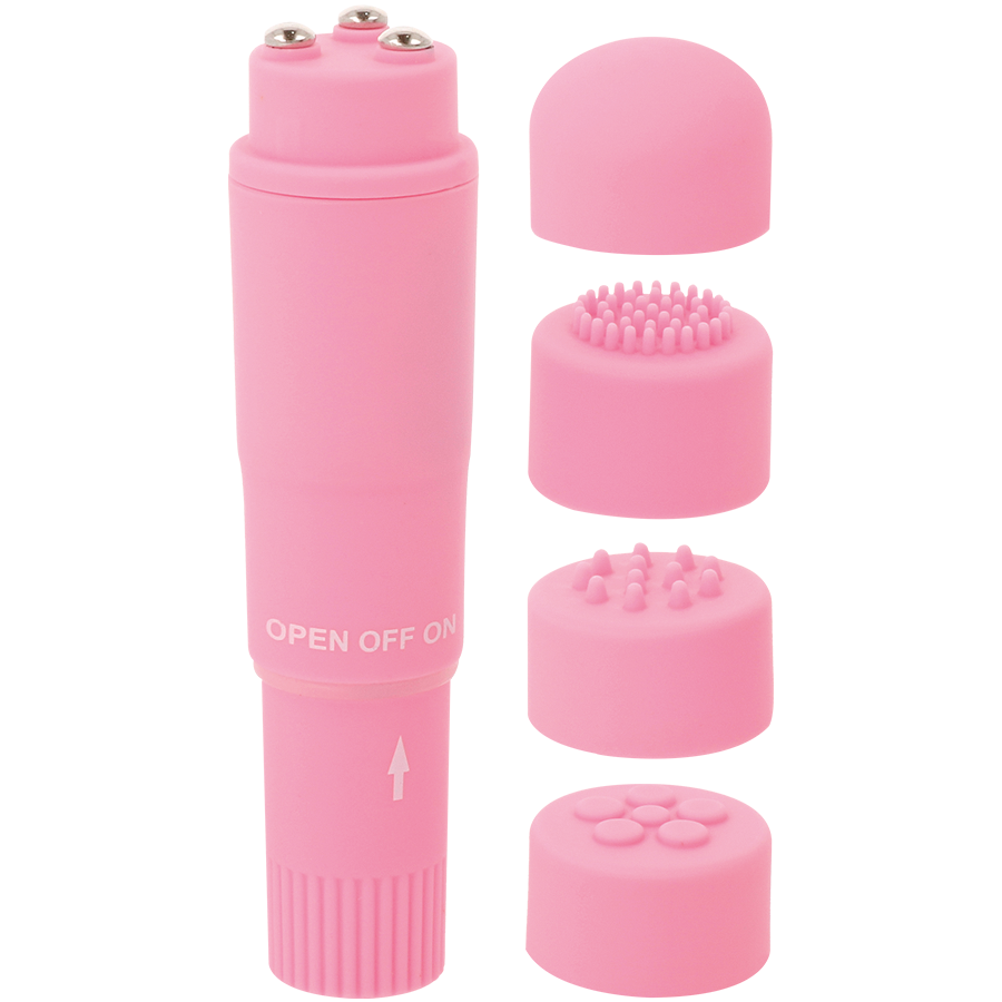 GLOSSY KURT POCKET MASSAGER PINK