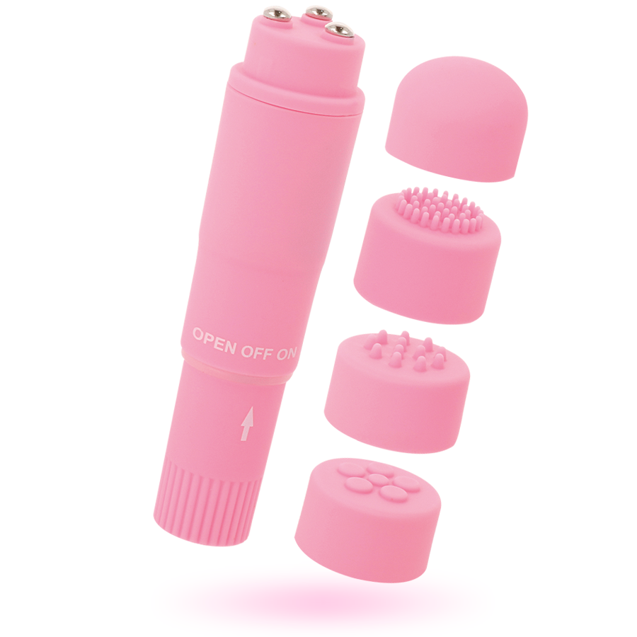 GLOSSY KURT POCKET MASSAGER PINK