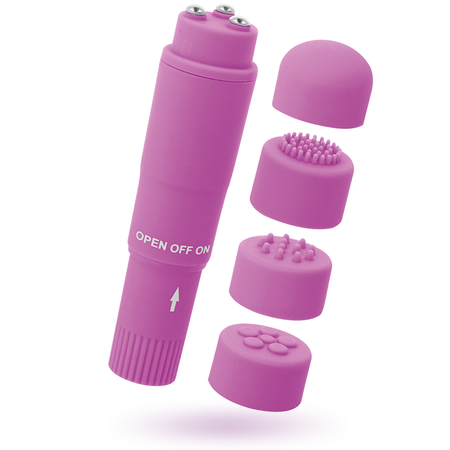 GLOSSY KURT POCKET MASSAGER PURPLE