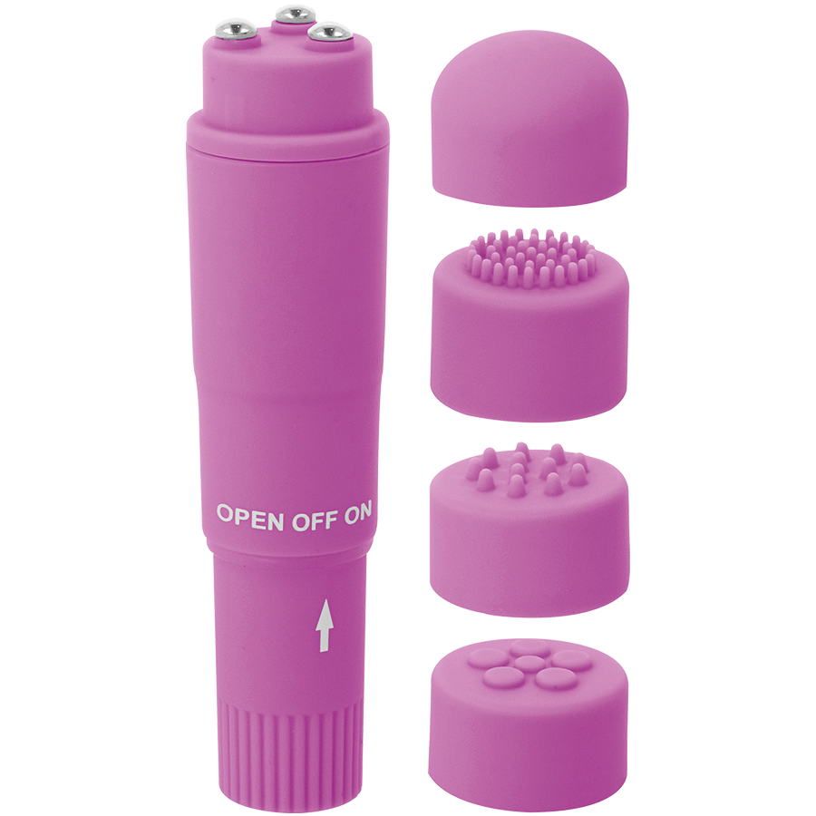 GLOSSY KURT POCKET MASSAGER PURPLE