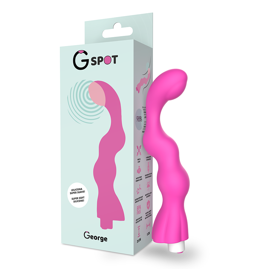 G-SPOT™- GEORGE G-SPOT VIBRATOR GUM PINK