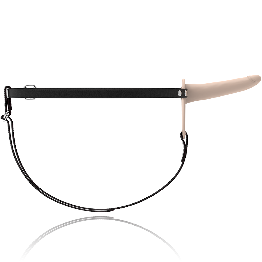 FETISH SUBMISSIVE SILICONE STRAP-ON FLESH 15CM