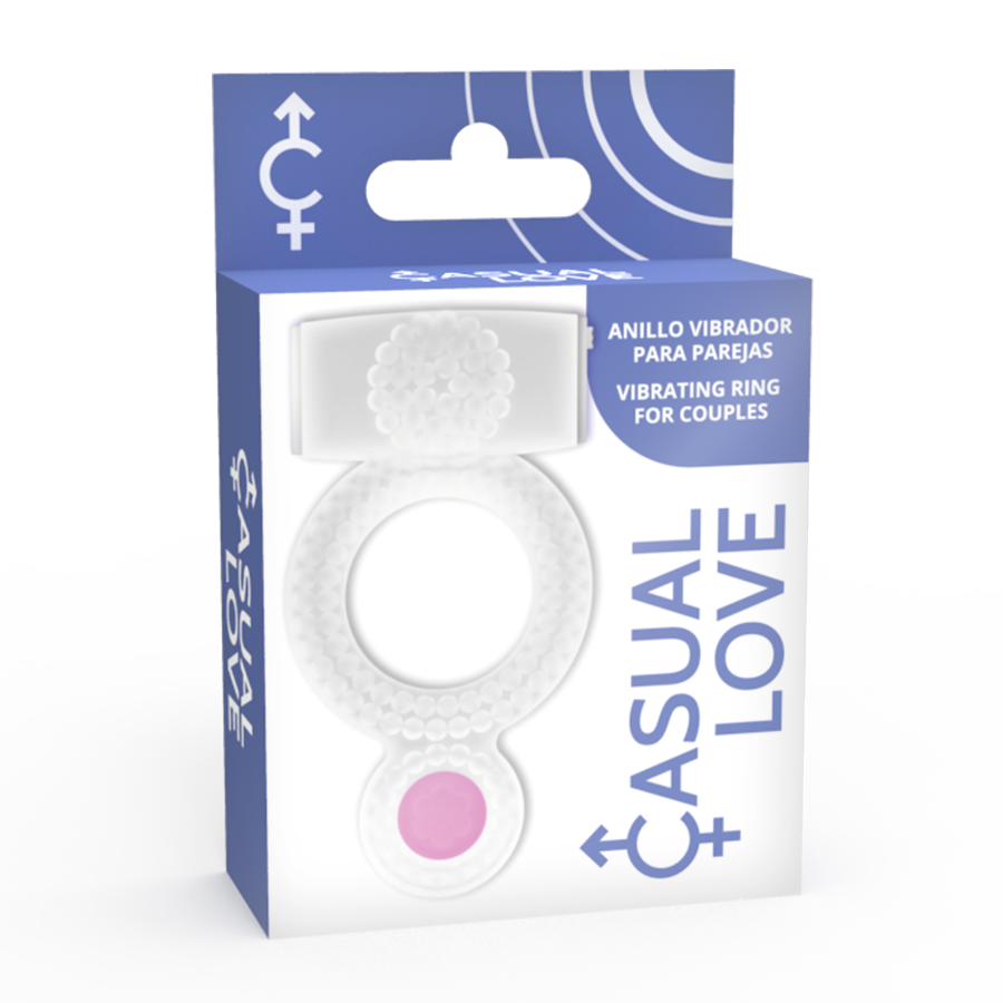 CASUAL LOVE- CASUAL RING VIBRATING DOUBLE PLEASURE TRANSPARENT