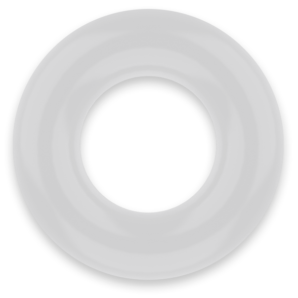 POWERING- SUPER FLEXIBLE AND RESISTANT PENIS RING 3.8CM PR04 CLEAR