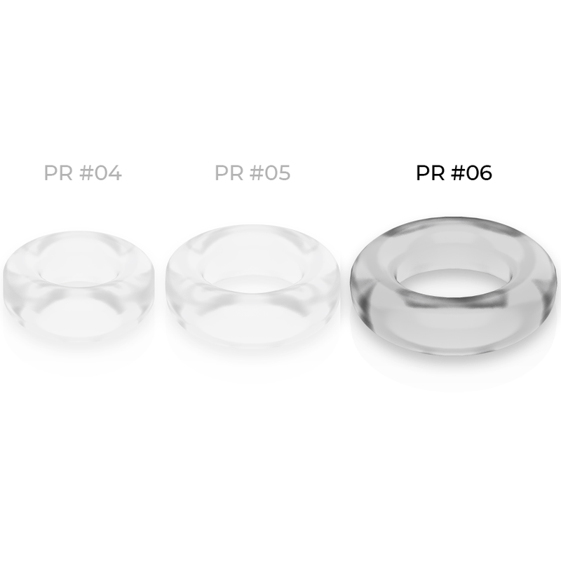 POWERING- SUPER FLEXIBLE AND RESISTANT PENIS RING 5.5CM PR06 CLEAR
