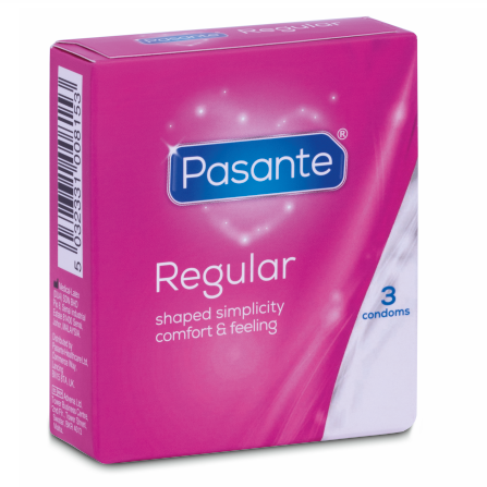 Pasante Regular Range Kondomit 3 Kpl