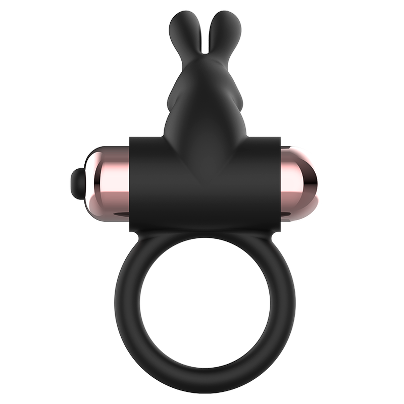 COQUETTE CHIC DESIRE COCK RING WITH VIBRATOR BLACK/ GOLD