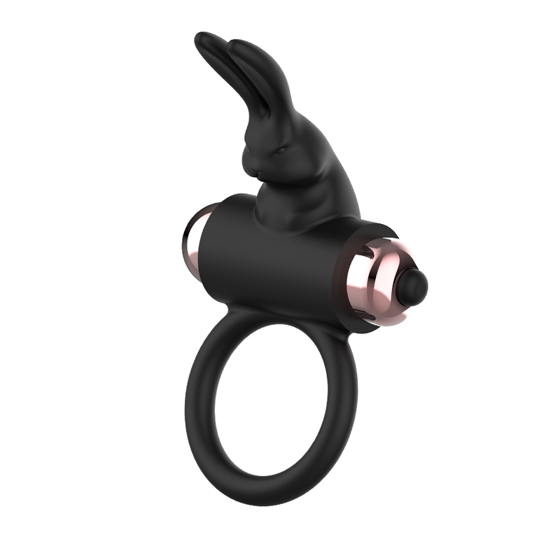 COQUETTE CHIC DESIRE COCK RING WITH VIBRATOR BLACK/ GOLD
