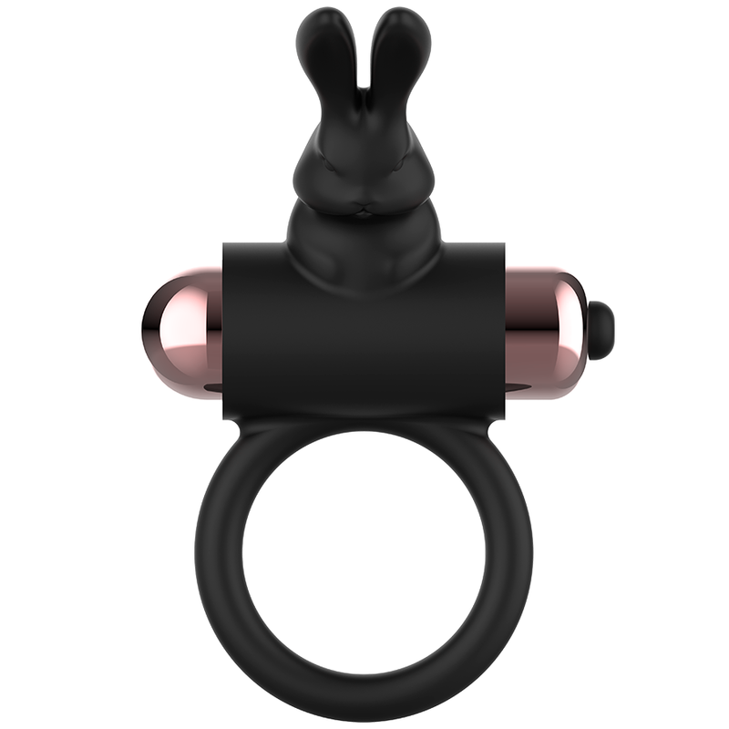 COQUETTE CHIC DESIRE COCK RING WITH VIBRATOR BLACK/ GOLD