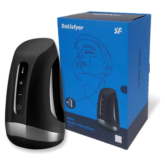 SATISFYER MEN MASTURBATOR HEAT VIBRATION