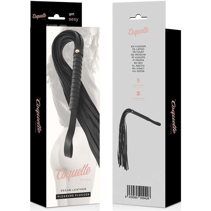 COQUETTE CHIC DESIRE FANTASY VEGAN LEATHER FLOGGER