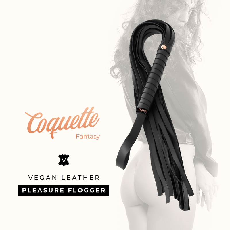 COQUETTE CHIC DESIRE FANTASY VEGAN LEATHER FLOGGER