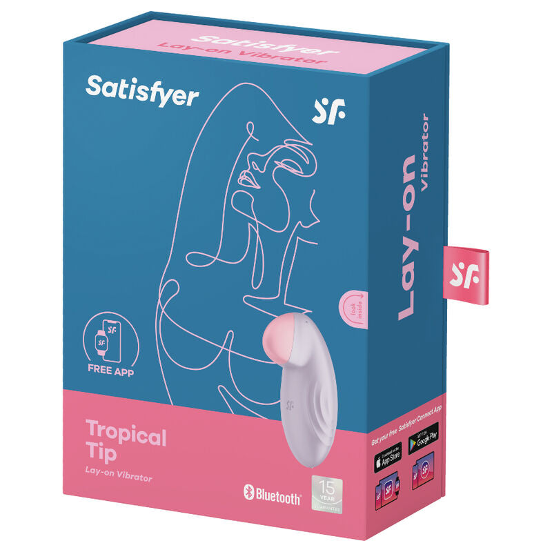 Satisfyer Tropical Tip Klitorisvibraattori Lila