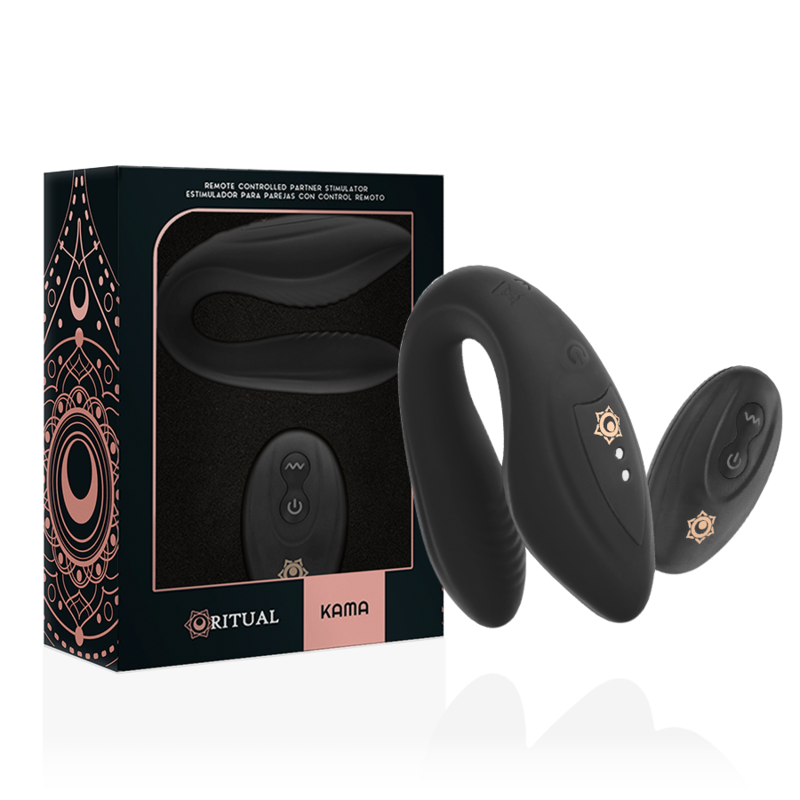 RITHUAL - KAMA REMOTE COUPLES MASSAGER BLACK