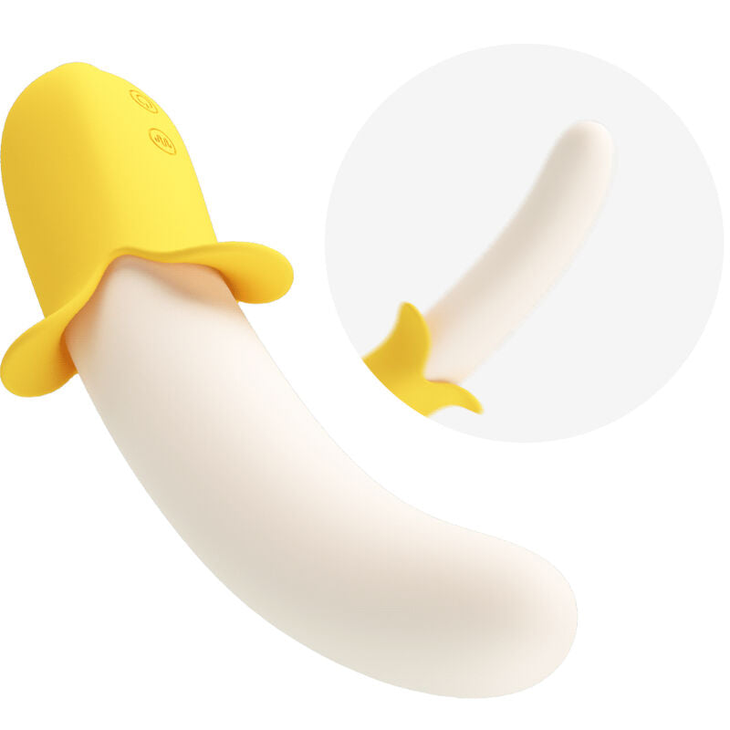 Pretty Love - Banana Geek Super Power 7 Vibration Settings Up&Down Silicone