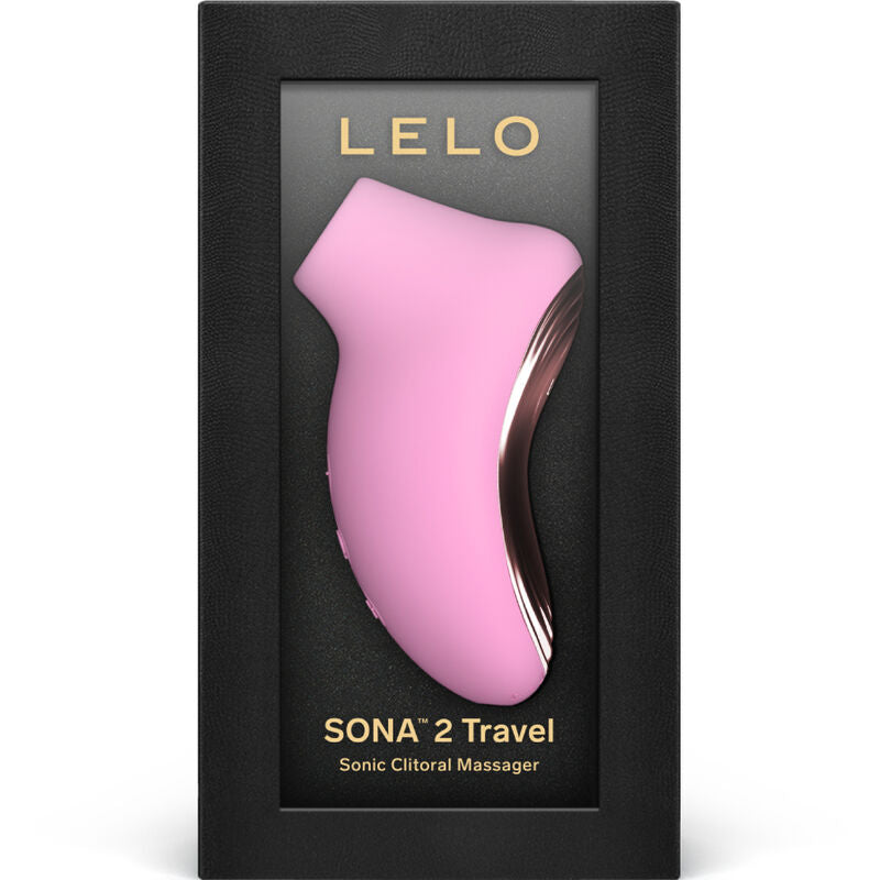 Lelo - Sona 2 Travel Sonic Klitorishieroja Vaaleanpunainen