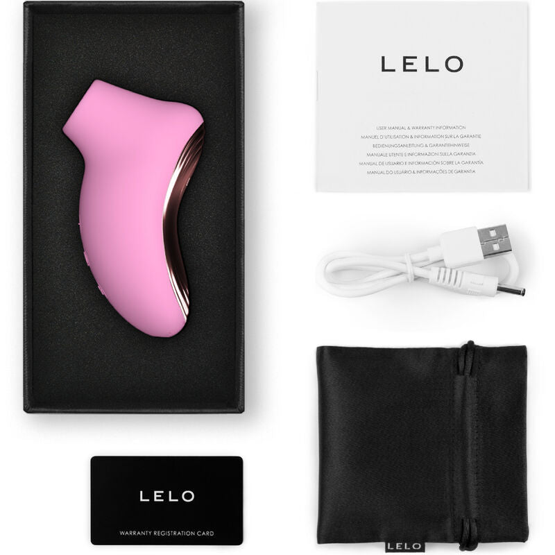 Lelo - Sona 2 Travel Sonic Klitorishieroja Vaaleanpunainen