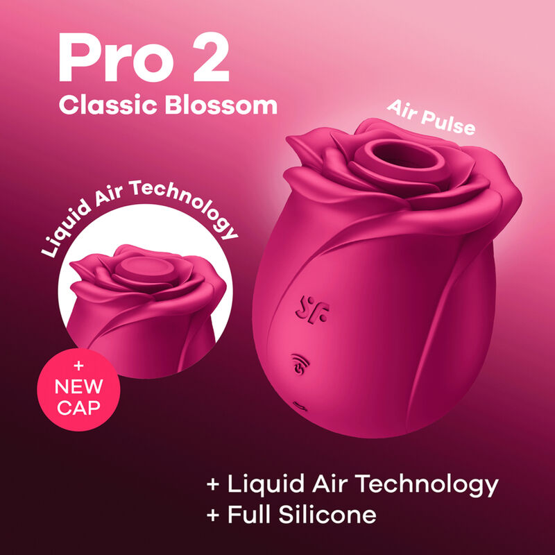 Satisfyer - Air Pulse Pro 2 Classic Blossom Vibraattori