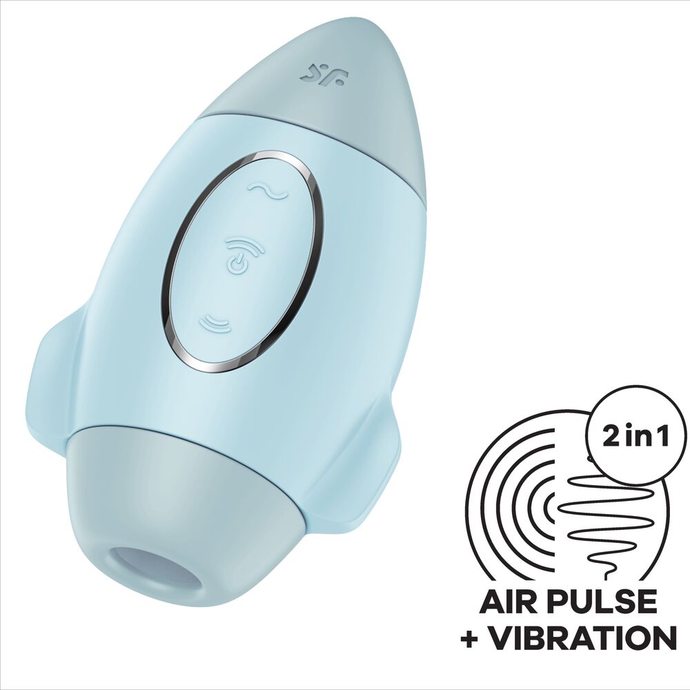 Satisfyer - Mission Control Blue Small Double Impulse VIbrator