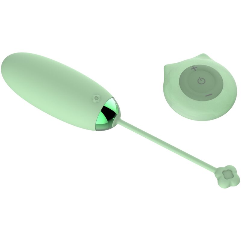 Armony - Kitty Fun Egg Vibrator Remote Control 10 Vibrations Green